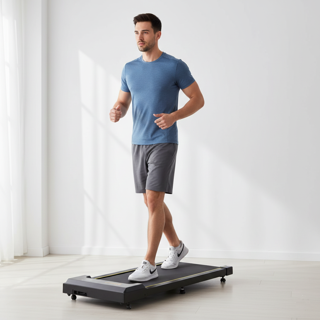 Tapis de marche - Vitesse jusqu'à 6 km/h - Ecran LED