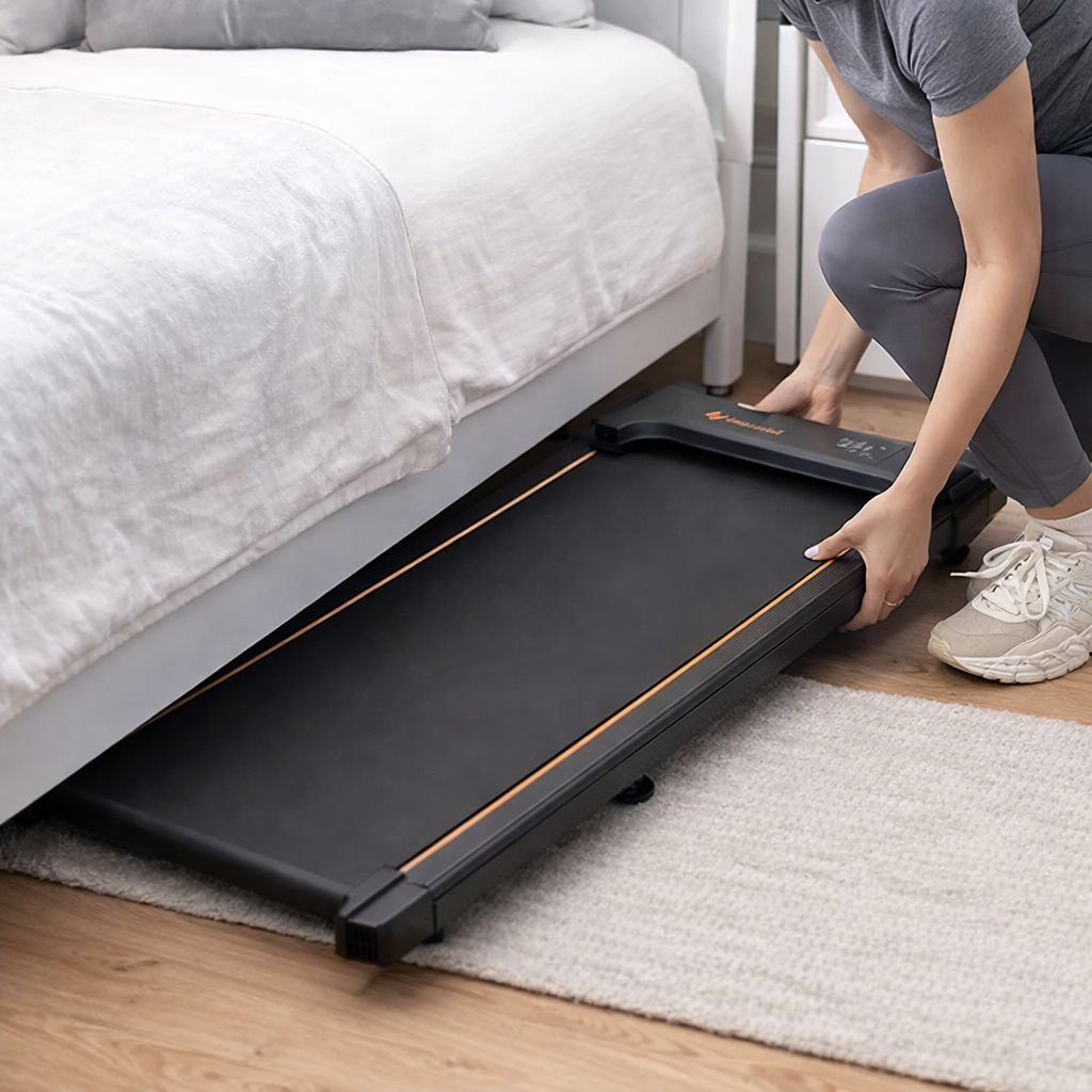 Tapis de marche - Vitesse jusqu'à 6 km/h - Ecran LED