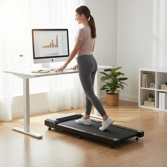 Tapis de marche - Vitesse jusqu'à 6 km/h - Ecran LED